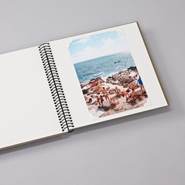 Semikolon Piccolino 364018 Spiral Album 17 x 17 cm 20 Pages Cream White Photo Book Azzurro Light Blue