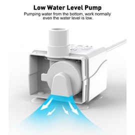 NPET DF10 Dog Water Fountain, 170oz/1.3Gallon/5L Large Automatic Pet Water Dispenser Cat Water Fountain with Cleaning Kit, Replacement Filter for Cat, Dogs, Multiple Pets (Replacement Pump)