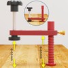 2PCS Bench Dogs Clamp 19mm Red Color Adjustable MFT Table