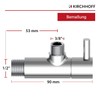 Kirchhoff 98166110-2 Design Universal Angle Valve Set of 2 with