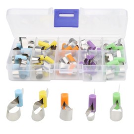 Bandas de matriz de restauración de metal dental, sin retenedor, seccionales, de ortodoncia, 50 unidades, con cuñas de posicionamiento, multicolor para adultos y niños