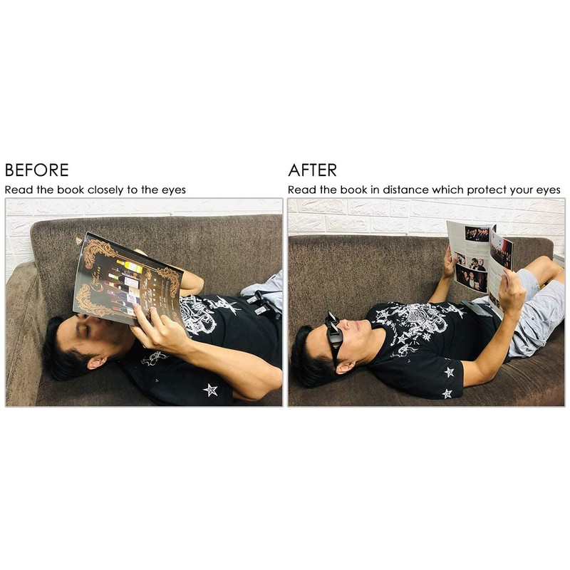 DS. DISTINCTIVE STYLE Lazy Readers Glasses Prism Glasses Lying Down