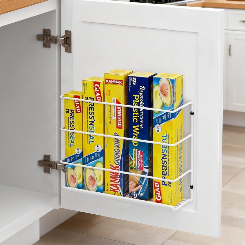 Premium 2-Pack Heavy Duty Kitchen Wrap Organizer, Extra Thick &