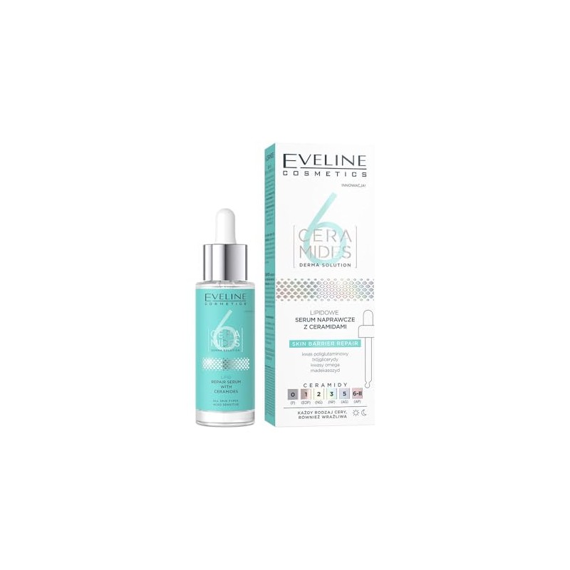 Eveline Cosmetics Ceramide Repair Serum 30 ml Pack of 6
