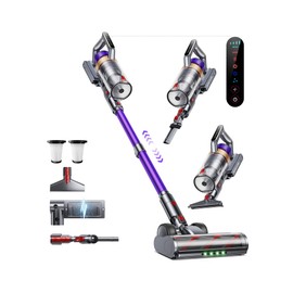 Cordless Vacuum Cleaner, 600W 50KPA 65 Mins Vacuum Cleaners for Home, Cordless Stick Vacuum with Powerful Suction, Wall Mount Charging Dock, Rechargeable Vacuum for Pet Hair/Carpet/Hardwood Floors