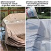 UCEDER Waterproof Hot Tub Cover 170G Polyethylene Spa Cover and