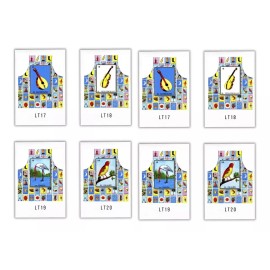 Texben 2 Mandiles Para Cocina Sublimados Lotería Mexicana