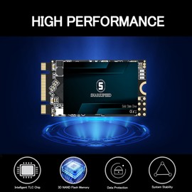 S SHARKSPEED SSD 64GB M.2 2242 NGFF 42mm SATA 3 Internal Solid State Drive for Desktop Laptop (M.2 2242, 64GB)