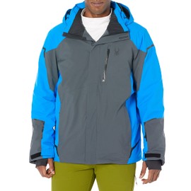 Spyder Men's Copper Jacket, Ebony Collegiate, Small