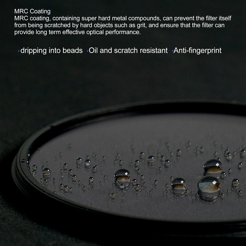 Lightdow Black Diffusion 1/4 Filter Mist Cinematic Effect Soft Focus