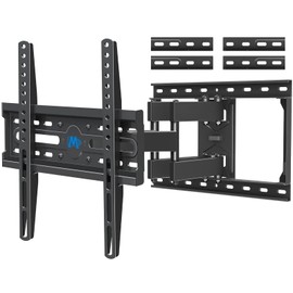 Mounting Dream TV Wall Mount for Most 32-65 Inch TV, Full Motion TV Mount with Dual Arms, Wall Mount Bracket with Swivel and Tilt, Fits 16", 18", 24" Studs, Max VESA 400x400mm, 99 LBS, MD2380-24K