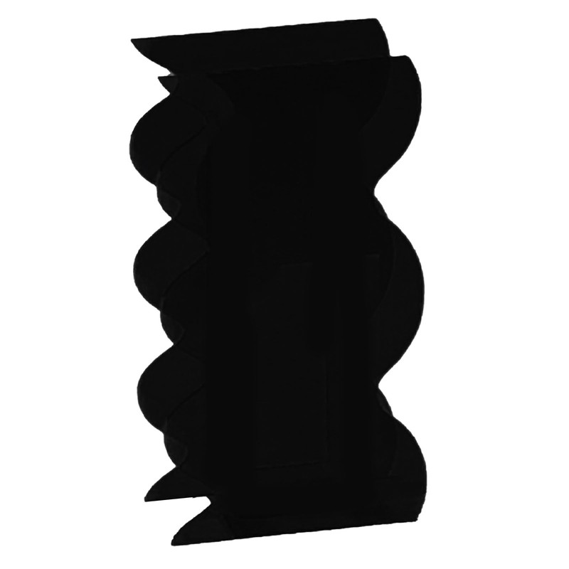 Flower Vase Modern Acrylic Decorative Unique Wavy Shape Vase for