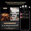 Termómetro inalámbrico digital para carne, termómetro Bluetooth de 800 pies