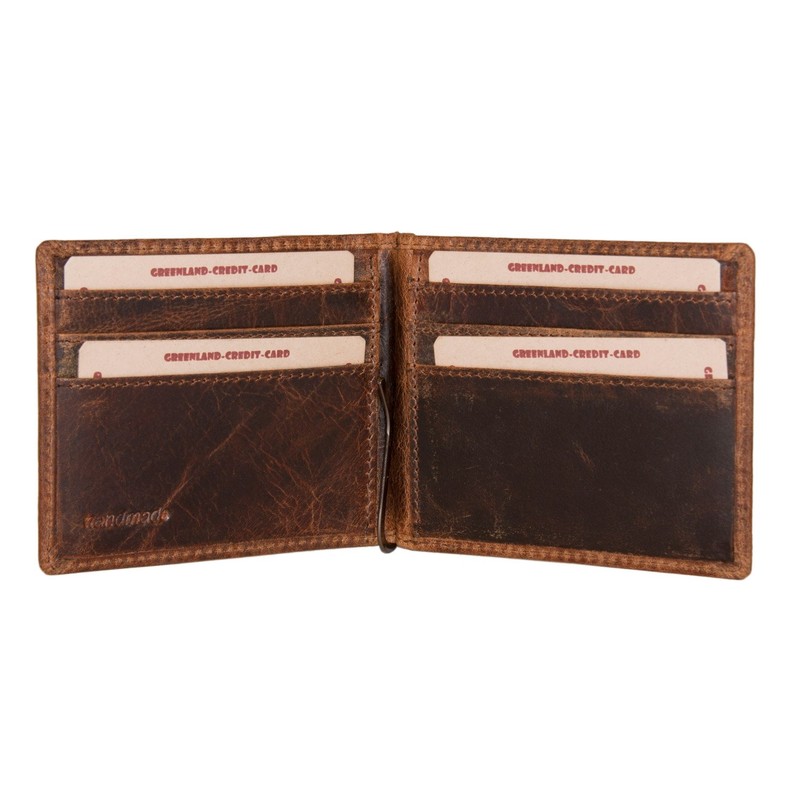 Greenland Montana Wallet Money Clip Leather 11,5 cm