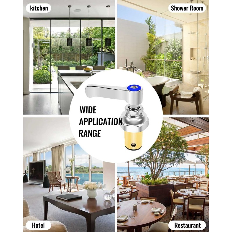 Qnbes 002713-40 Blue Cold Side Handle Stem Assembly Replacement Compatible