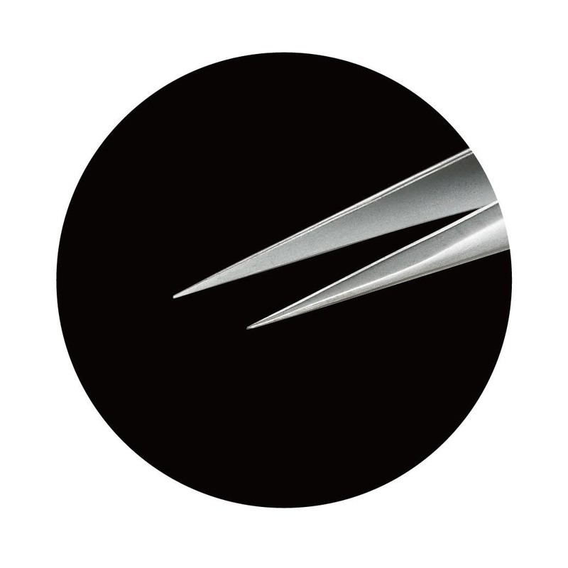 ホーザン(HOZAN) ピンセット 精密型 完全非磁性 全長120mm 開き幅8mm 先端幅0.2mm 直型 P-655