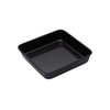 MasterClass Quadratische Emaille-Backform, spülmaschinenfest, Schwarz, 23 x 23 x 4