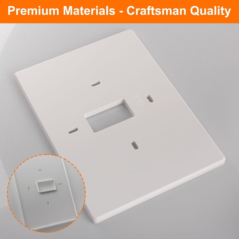 Thermostats Wall Plate Cover T119 for PRO1 IAQ Thermostats, 6.75