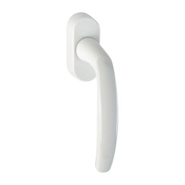Hoppe - Window Handle - Secustik - Atlanta - White - Premium Window Handle for Windows and Balcony Doors