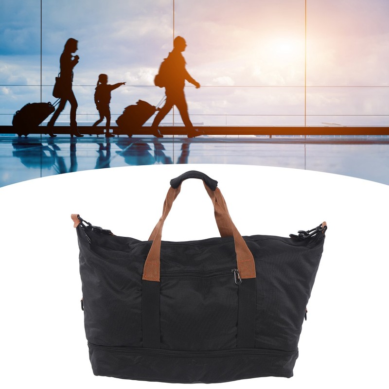 Travel Duffel Bag Dry Wet Separated Sports Gym Bag Shoulder