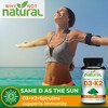 Why Not Natural Vitamin D3 K2 (MK-7) with Organic Spirulina,
