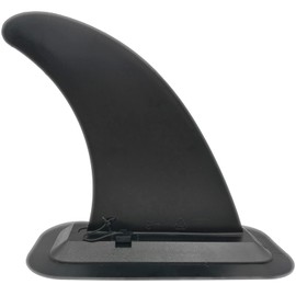 Anfyko 9" Paddle Board Fin Repalcement with Base, Nylon Fiberglass Reinforced, No-Tool Installation, Single Center Fin for Most Inflatable SUPs, Surfboard, Stand-up Paddleboard, Longboard - (1 Set)