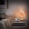 ALAZA Abstract Marble Golden Texture Bedside Table Lamp with USB