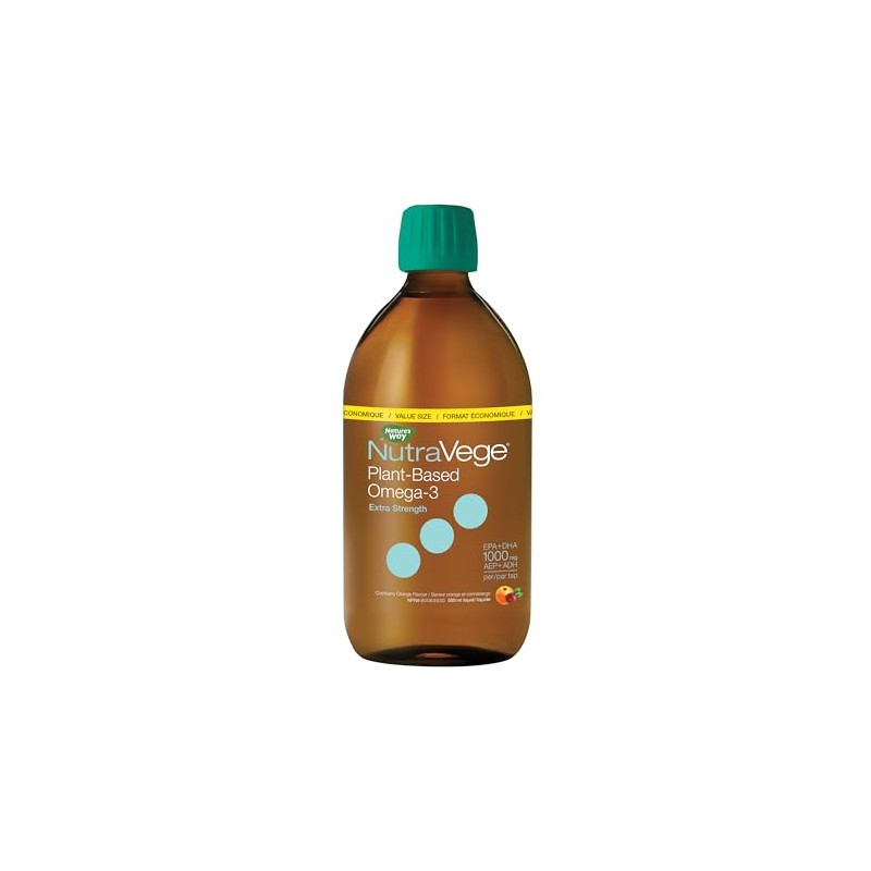 Natures Way NutraVege Extra Strength ArndanoNaranja 500 mL - Omega3