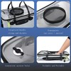 YAOYAOLING Portable Foldable Fishing Bucket,Fishing Bucke,Foldable Fish Bucket,baby blue/grey (grey)