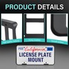 GRUOIZ Quick Install Front License Plate Holder Compatible with Toyota