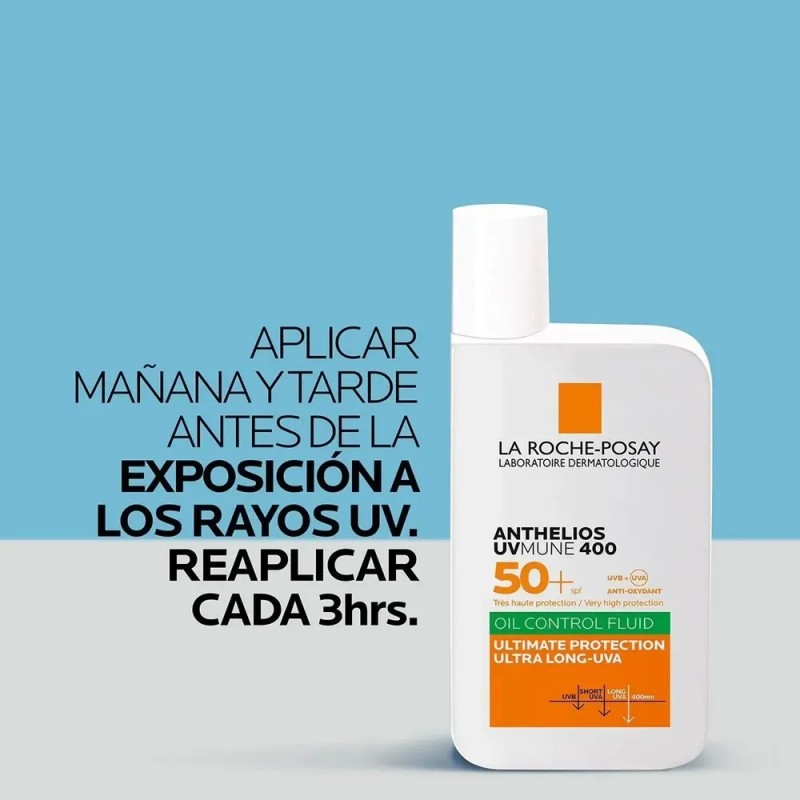 Protector Solar La Roche-Posay Anthelios Oil Control Fluido FPS 50+
