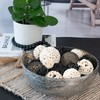 ANDALUCA Decorative Balls Bag Bowl Filler Home Decor (Black &