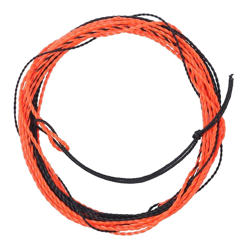 Maxcatch Tenkara Tapered Line Braided Fly Fishing Line (Orange&Black, 12ft)
