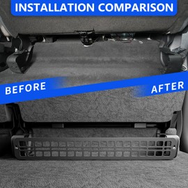 SZYANG Seat Bottom Divider Panel Compatible with 2015-2025 Ford F150 Under Seat Organizers Molle Panel Replacement for 2015-2025 F-150 Accessories