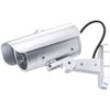 VisorTech Fake Camera: Dummy Security Camera with Motion Sensor and