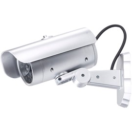 VisorTech Fake Camera: Dummy Security Camera with Motion Sensor and Signal LED (Fake Surveillance Camera, Dummy Video Camera, Security Cameras)