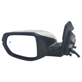76258-TLA-A32 Left Driver Side View Mirror for Honda CR-V 2017-2022 - Power Adjust/Heated/Blind Spot/Signal Light (9-Pin, Platinum White Pearl NH883P) - Replaces, HO1320318