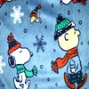 Briefly Stated Mens Peanuts Charlie Brown Christmas Silky Fleece Loungepant