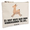Mr. & Mrs. Panda Lama Jumping Cosmetics Bag Large White