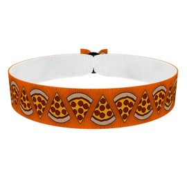 Get me that pizza Stoffarmband - Wasserfestes Unisex Armband mit Statement - Handgemacht für Frauen und Männer - Festival Accessoire - Verstellbar & Langlebig - Geschenkidee