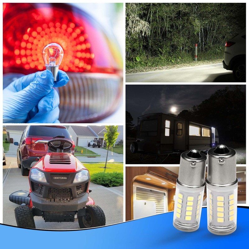 Heifymi BA15S 12V LED Bulbs, 5 Watt 1156 1141 1003