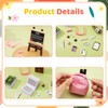 Xinzistar 16pcs Doll School Supplies 1:12 Scale Doll Accessories Mini