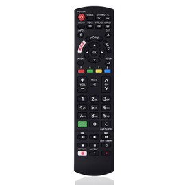 Universal Remote Control Compatible with Panasonic Plasma Viera Smart LCD LED 3D HD TV | No Setup Required Remote Control with Buttons for NETFLX and MY APP