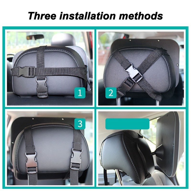 Baby Car Mirror Shatterproof 360 Degrees Adjustable Safe Durable Infant