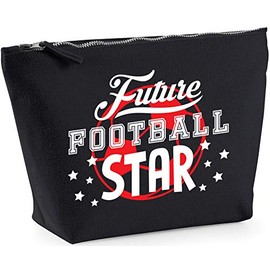 Hippowarehouse Future Football Star printed make up cosmetic wash bag 18x19x9cm