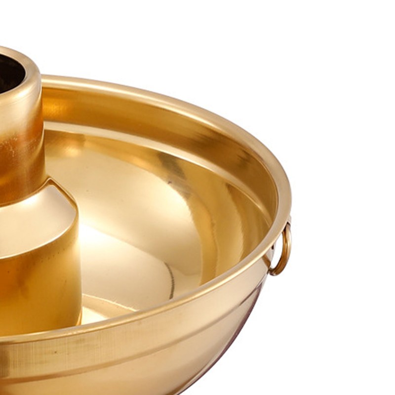 Stainless Steel Dry Ice Hot Pot Light Luxury Exquisite Milk
