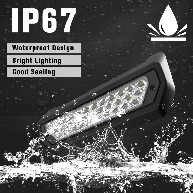 LitMiRaCle Rear LED Work Light for Polaris Ranger XP 1000/Crew