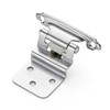 Ravinte 20 Packs (10 Pairs) 3/8 inch Inset Polished Chrome