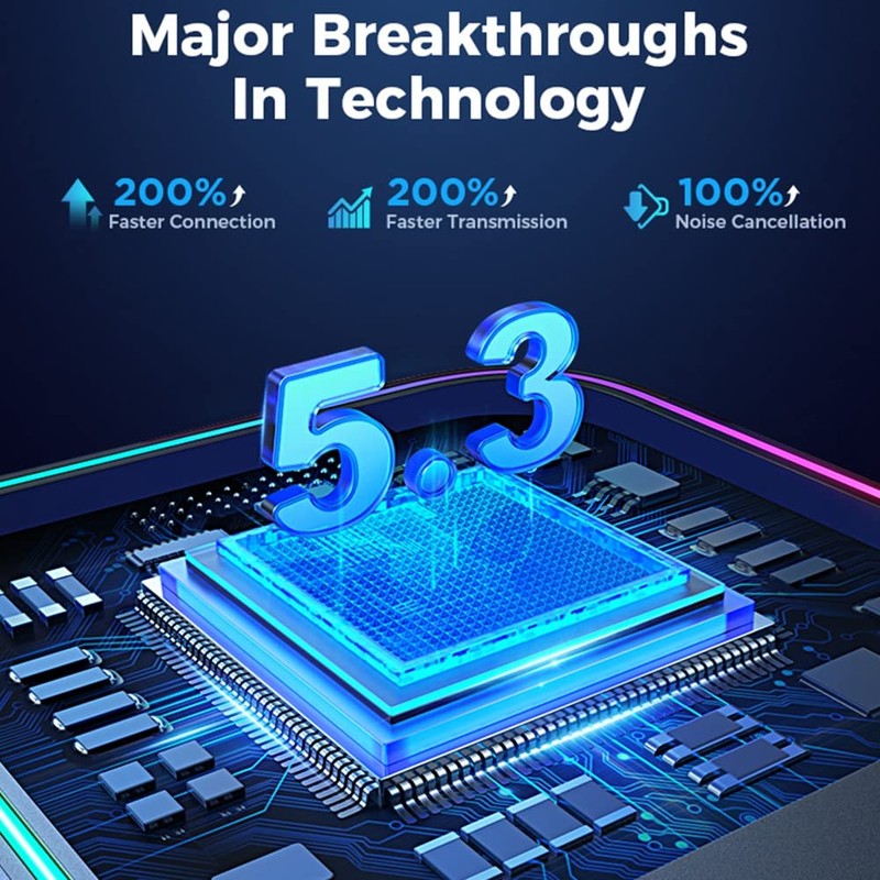 yksiahfi Bluetooth 5.3 Car Adapter Enhanced Dual Mics ENC Noise