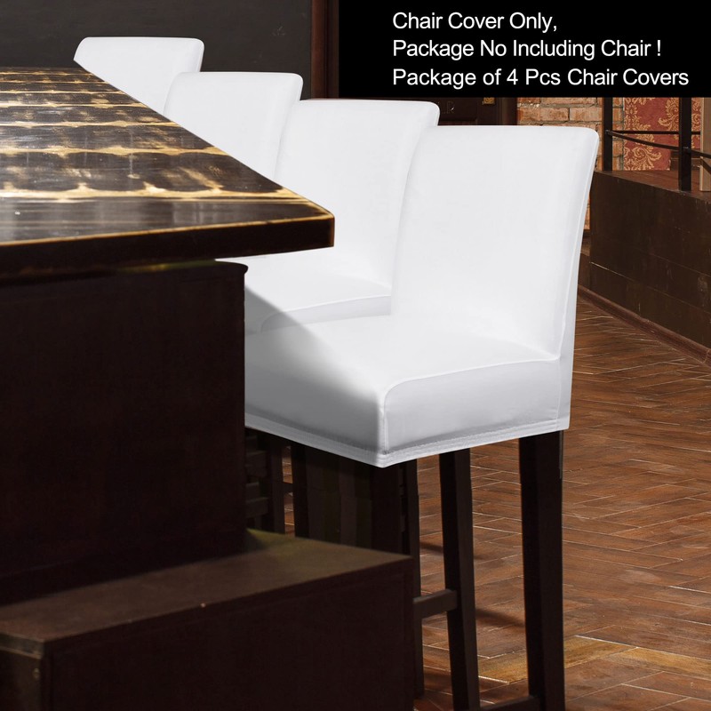 PiccoCasa Pack of 4 Bar Stool Covers, Waterproof Dining Chair
